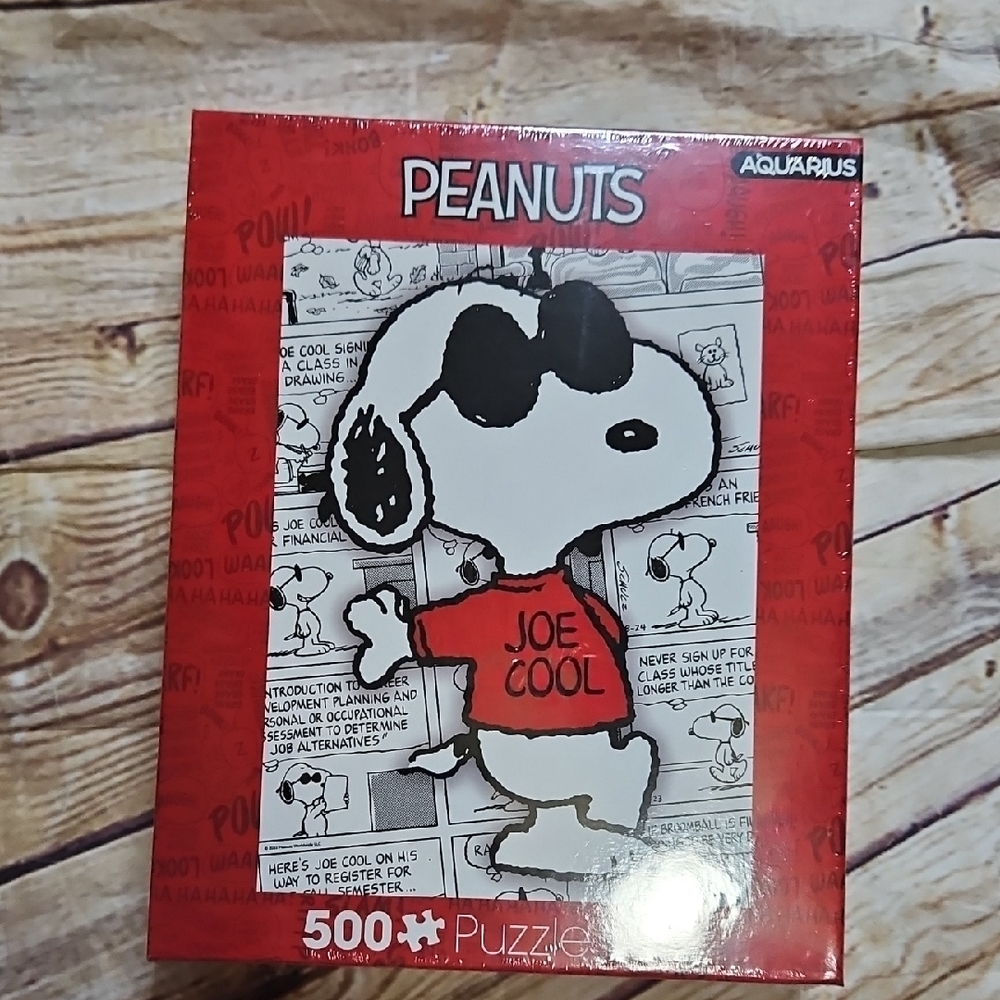 AQUARIUS - Peanuts Joe‎ Cool Shaped 1000 Piece Jigsaw Puzzles